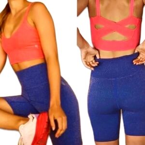Free people movement happiness runs sparkly bike shorts. NWOT